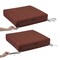 Classic Accessories Ravenna Water-Resistant 25x25x5" Patio Seat Cushion Cover, Spice 60-402-011701-RT - alternate 3